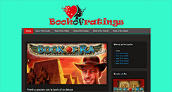 Desktop Screenshot of bookofratings.com